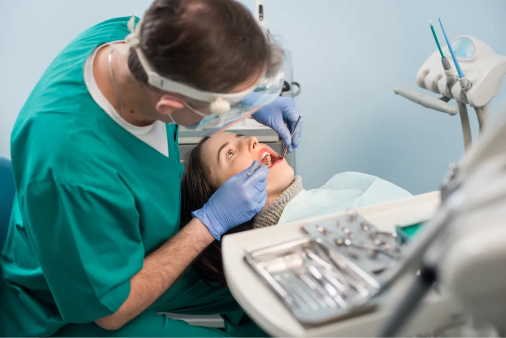 Oral surgery procedure at Indian Trace Dental